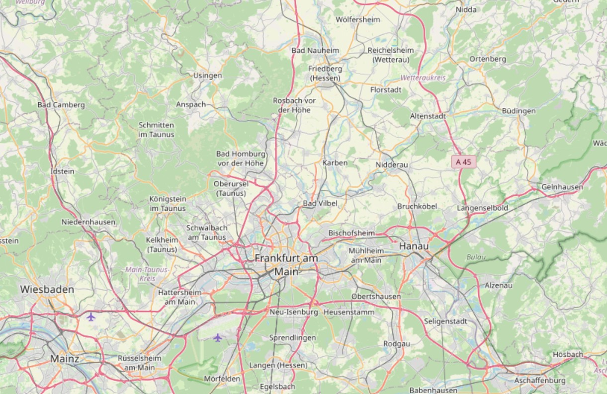 Einsatzbereiche Karte